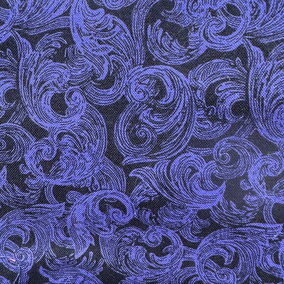 Quilt Fabric Vintage 8 Fat Quarters Blue #11 - Picture 7 of 9